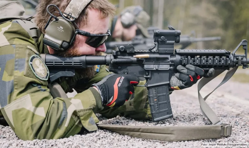 Automatkarbin M4A (AK M4A) – Colt M4A1 Foto: Jesper Moldvik/Försvarsmakten