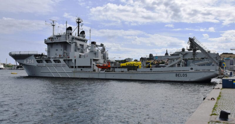 HMS Belos i Stockholm Foto: ©2022 Henrik Svensk /SoldF.com
