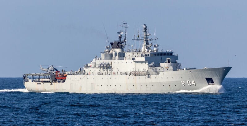 HMS Carlskrona (P 04) under NATO-övningen BALTOPS 24, 8 juni 2024. Foto: Jan Eenling/Nederländernas flotta