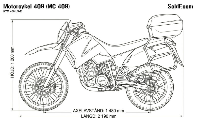 Motorcykel 409 (MC 409)KTM 400 LS-E 2026 SoldF.com