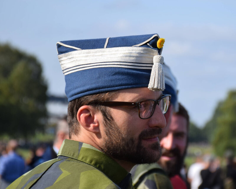 Båtmössa m/1824-2004 med tofs och galonband, Försvarsdagen 2017