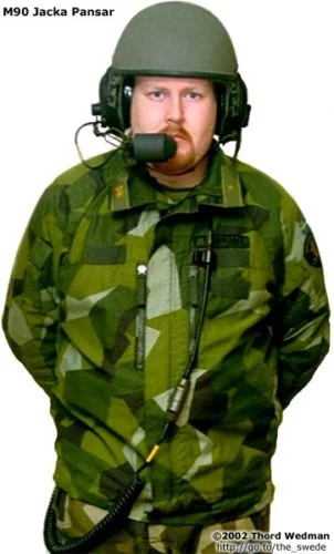 Fältjacka 90 Pansar och Telehjälm 9.
